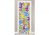 Porta Popart Door (keith Haring) - Portas E Janelas