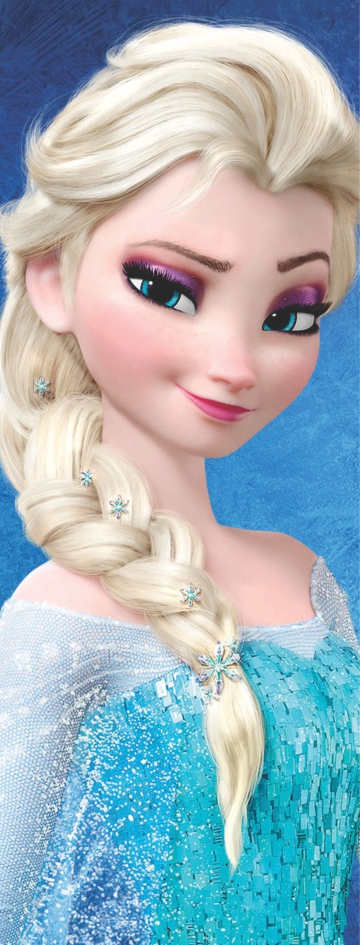 Adesivo de Porta Princesa Frozen 3