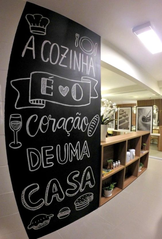 Adesivo decorativo de lousa