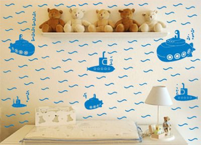 Adesivo fundo do mar