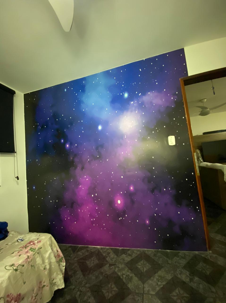 Papel de Parede Cosmos e Galáxias - Cole Decore